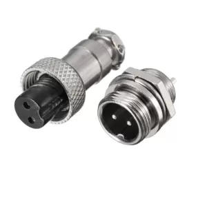 Đầu Nối GX12 2 Chân Đực-Cái GX12-2P